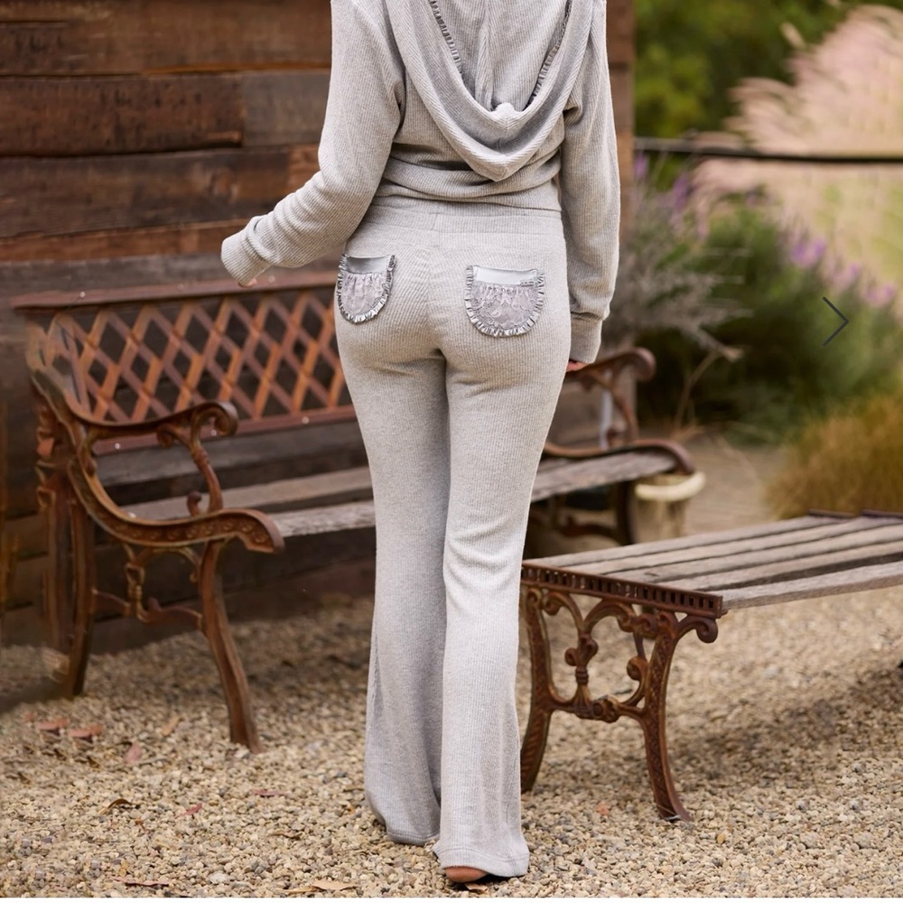 SOLD Beach Bunny Grey S Hoodie, XS Booty Pant - NWT.  Fits M